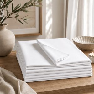 ΣΕΝΤΟΝΟΠΑΝΟ (ΧΑΣΕΣ)  80% 20% ΣΥΝΘΕΣΗ 80% Cotton – 20% Polyester, 144 T.C. Εξαιρετικά εύκολο στο σιδέρωμα και δεν τσαλακώνει εύκολα. Τα τόπια είναι σε δίπλες περίπου 40-45 μέτρα.